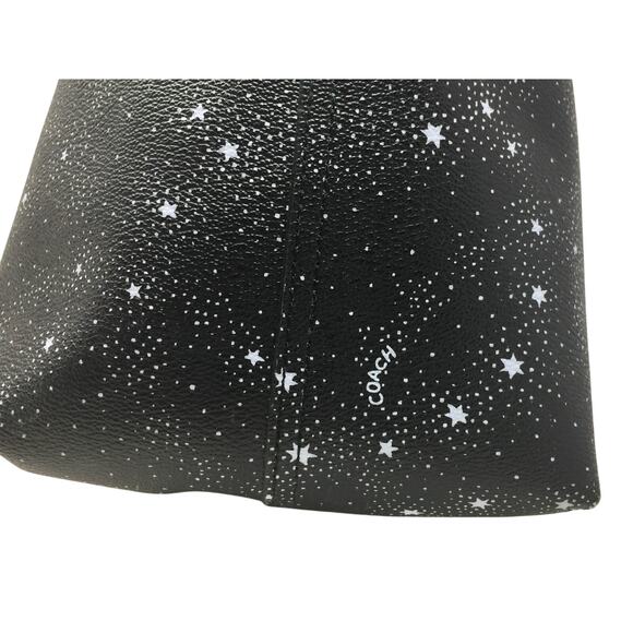 Coach Coated Canvas Reversible City Tote - Starry Sky / Bright Blue - Picture 11 of 15